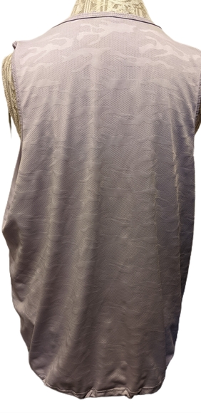 Avia Athletic Sleeveless Slouchy Lavender Top w Waist Drawstring - Picture 2 of 3